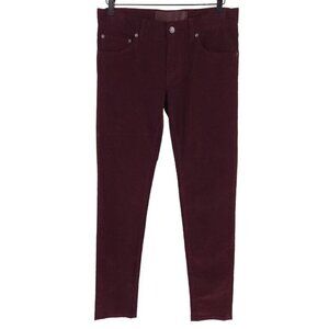 Dolce & Gabbana 14 Stretch Corduroy Trousers Size 46 US 30 S Mens Burgundy $725